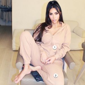 NWT SKIMS Waffle Hoodie & Jogger Set